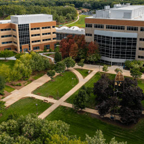 Downers Grove campus aerial view